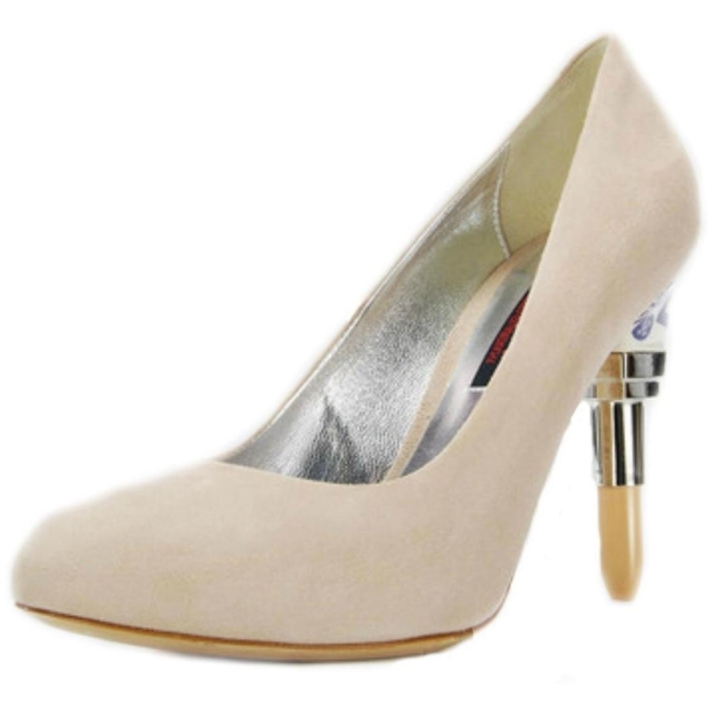 SUEDE LIPSTICK PUMP